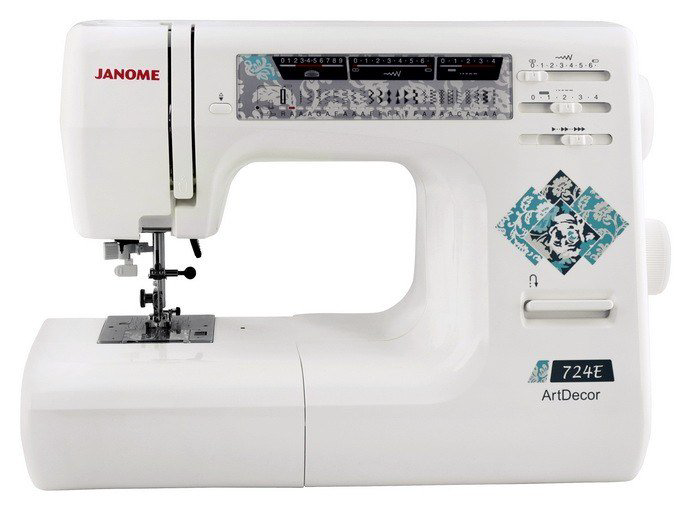 Швейная машина Janome ArtDecor 724E белая купить,NaN