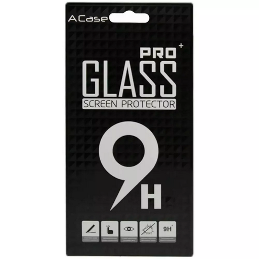 Защитное стекло для дисплея A CASE  iPhone 15 3D стекло чёрное