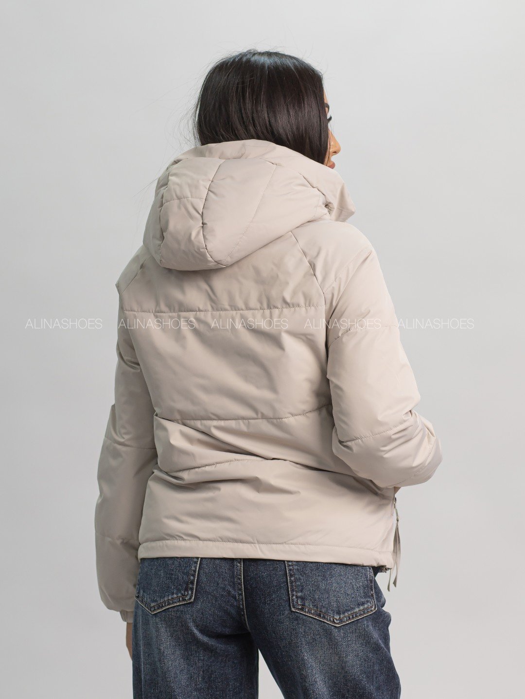 Демисезонная куртка alinashoes светло-бежевый купить,NaN