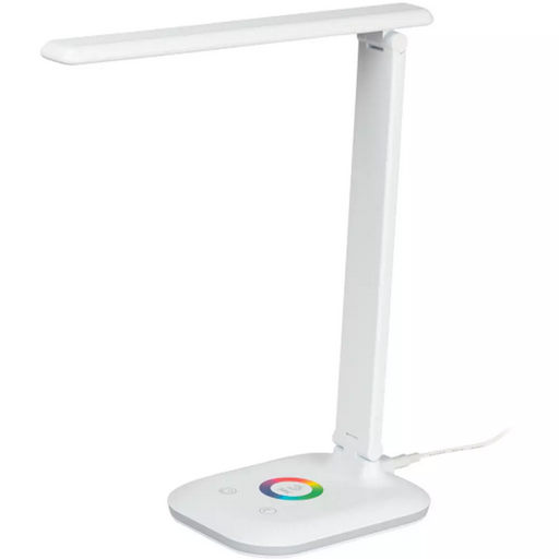 Лампа настольная Эра NLED-502-11W-W с RGB ночником белая