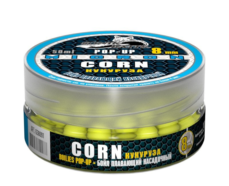 Бойлы Sonik Baits Pineapple Micron Fluo Pop-Ups 8мм 50мл купить,NaN