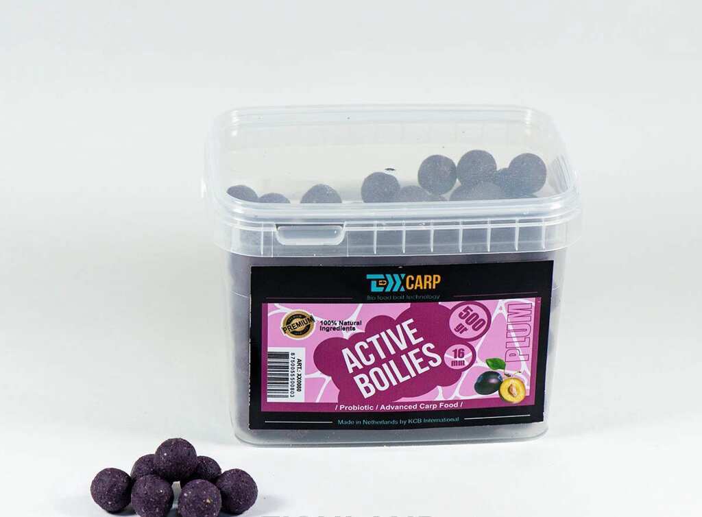 Бойлы Texx Carp Active Boilies Plum 16mm 1 kg купить,NaN