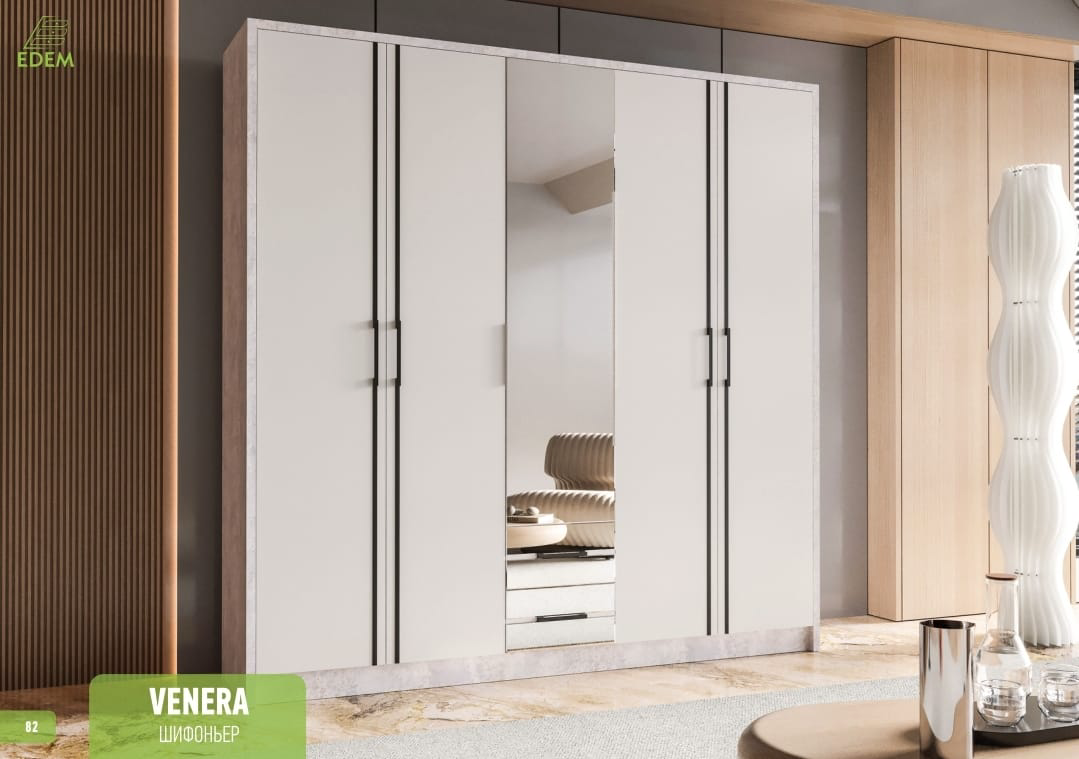 Шкаф Эдем Венера 220х224.5х50см серо-бежевый купить,NaN