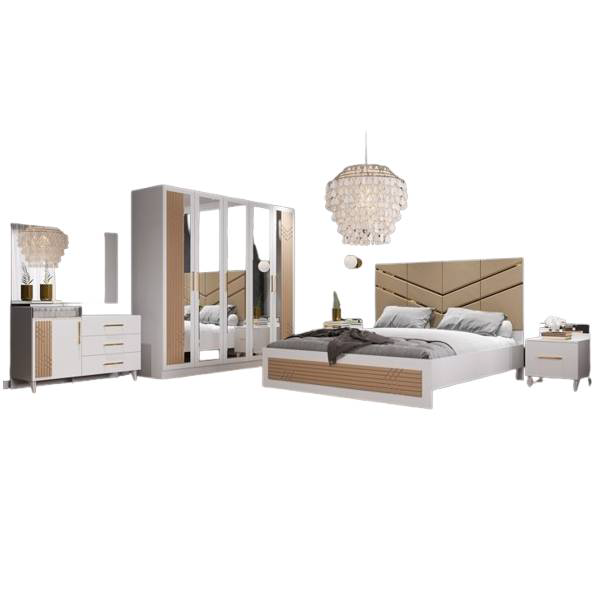 Спальня Bella Mebel Modern БМСГ27 бело-бежевый купить,NaN