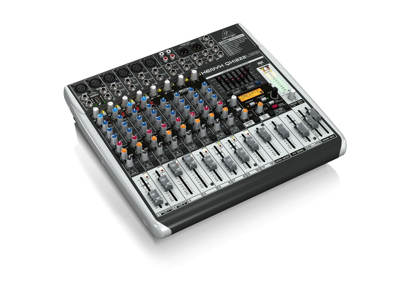 Микшерный пульт Behringer Xenyx QX1222USB серый