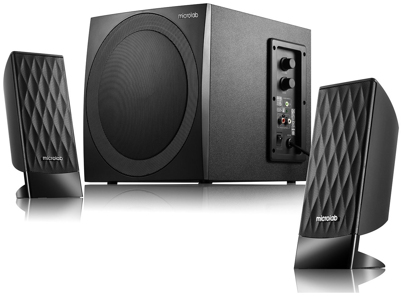 Компьютерные колонки Microlab M300 черный