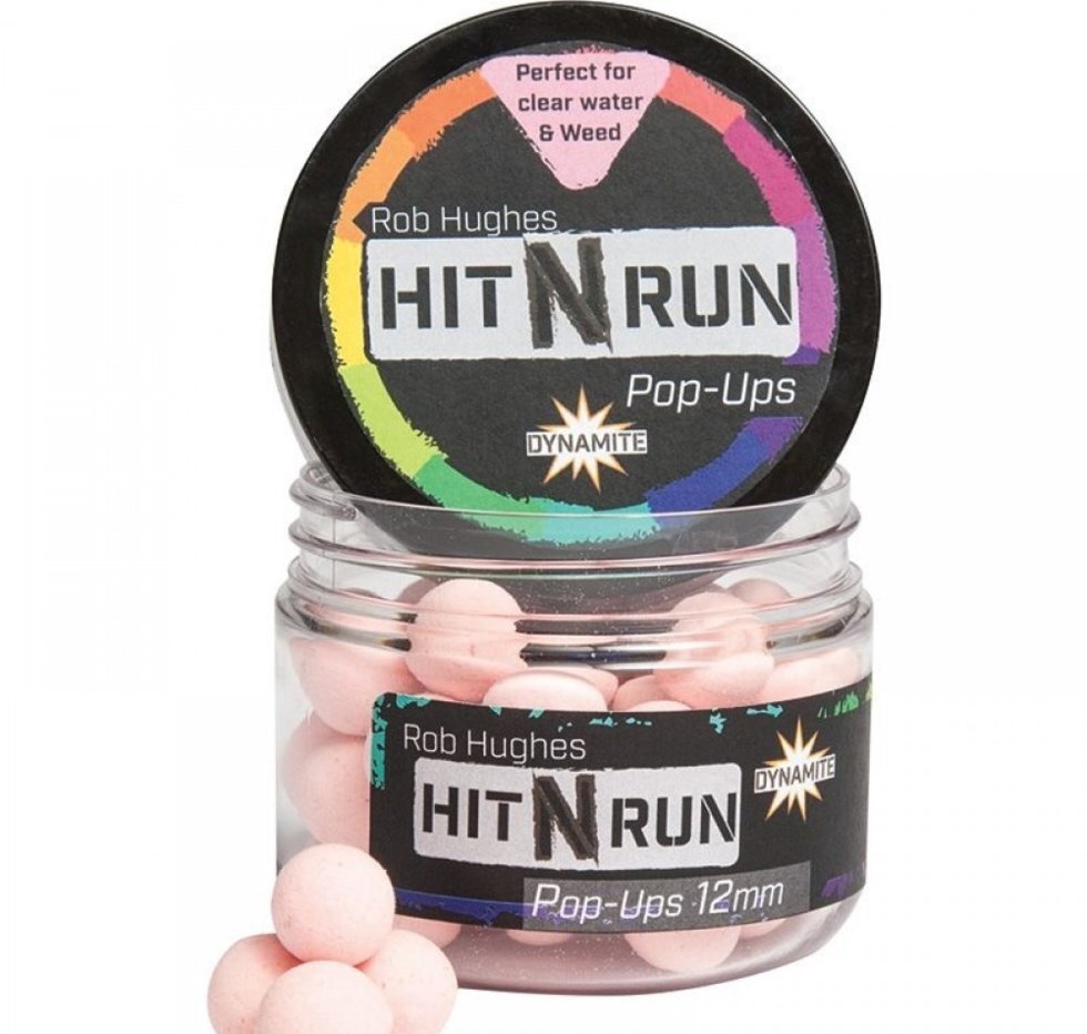 Бойлы Dynamite Baits Hit n Run Pop-Up Pastel Pink 12мм купить,NaN