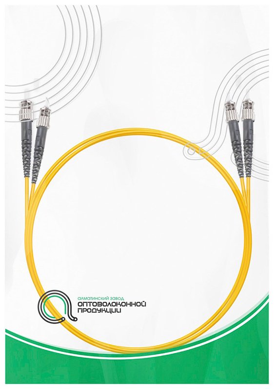 Патч-корд оптический АЗОП duplex SM (G.652.D) ST/ST 3 м купить,NaN