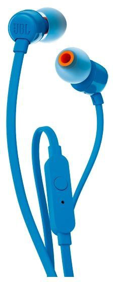 Наушники JBL T110BLU голубые