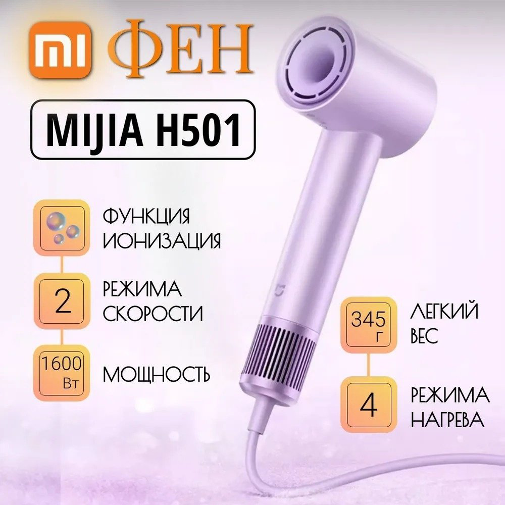 Xiaomi Mijia Dryer H501 фен 1600 Вт купить,NaN