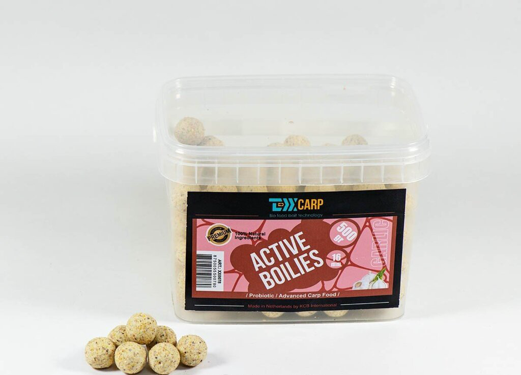 Бойлы Texx Carp Active Boilies Garlic 16mm 500gr купить,NaN