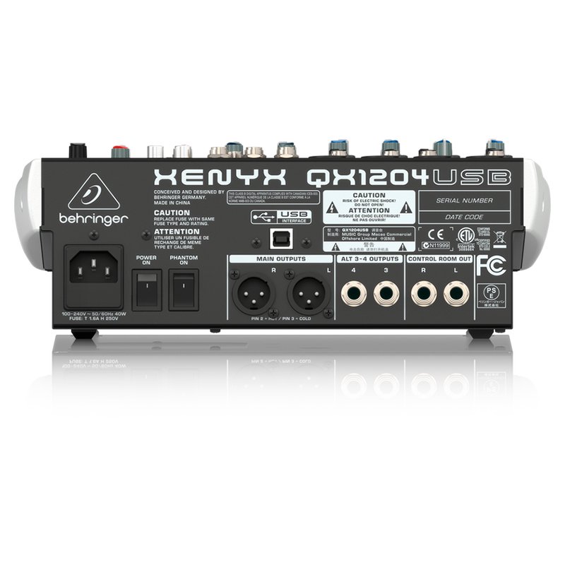 Микшерный пульт Behringer Xenyx QX1204USB серый - ForteMarket Микшерный пульт Behringer Xenyx QX1204USB серый купить,0