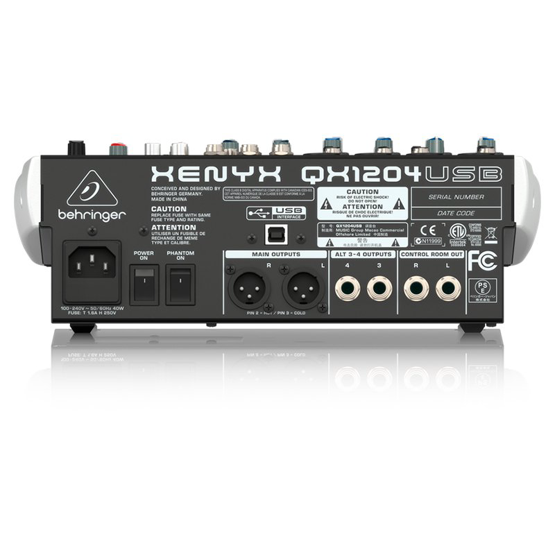 Микшерный пульт Behringer Xenyx QX1204USB серый купить,169900