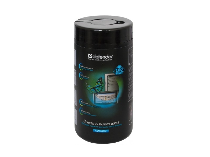 Салфетки&nbsp;влажные Defender CLN30320 100 шт купить,NaN