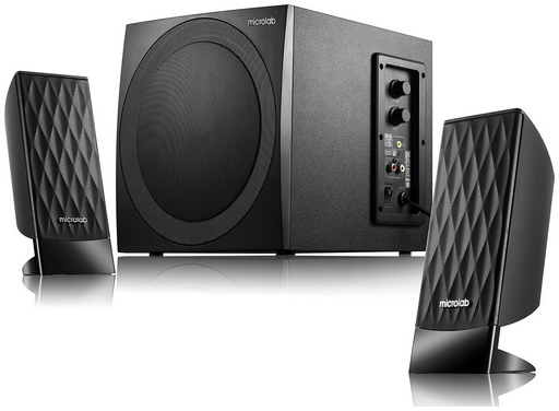 Компьютерные колонки Microlab M300 черный