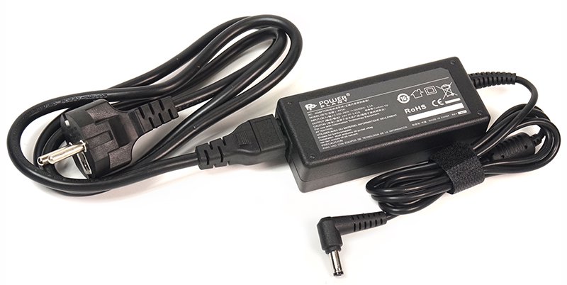 Зарядное устройство для ноутбуков PowerPlant Asus 19V 65W 3.42A 4.0*1.35 черное