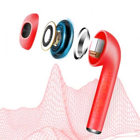 Наушники AirPods i12 XS красные купить,NaN