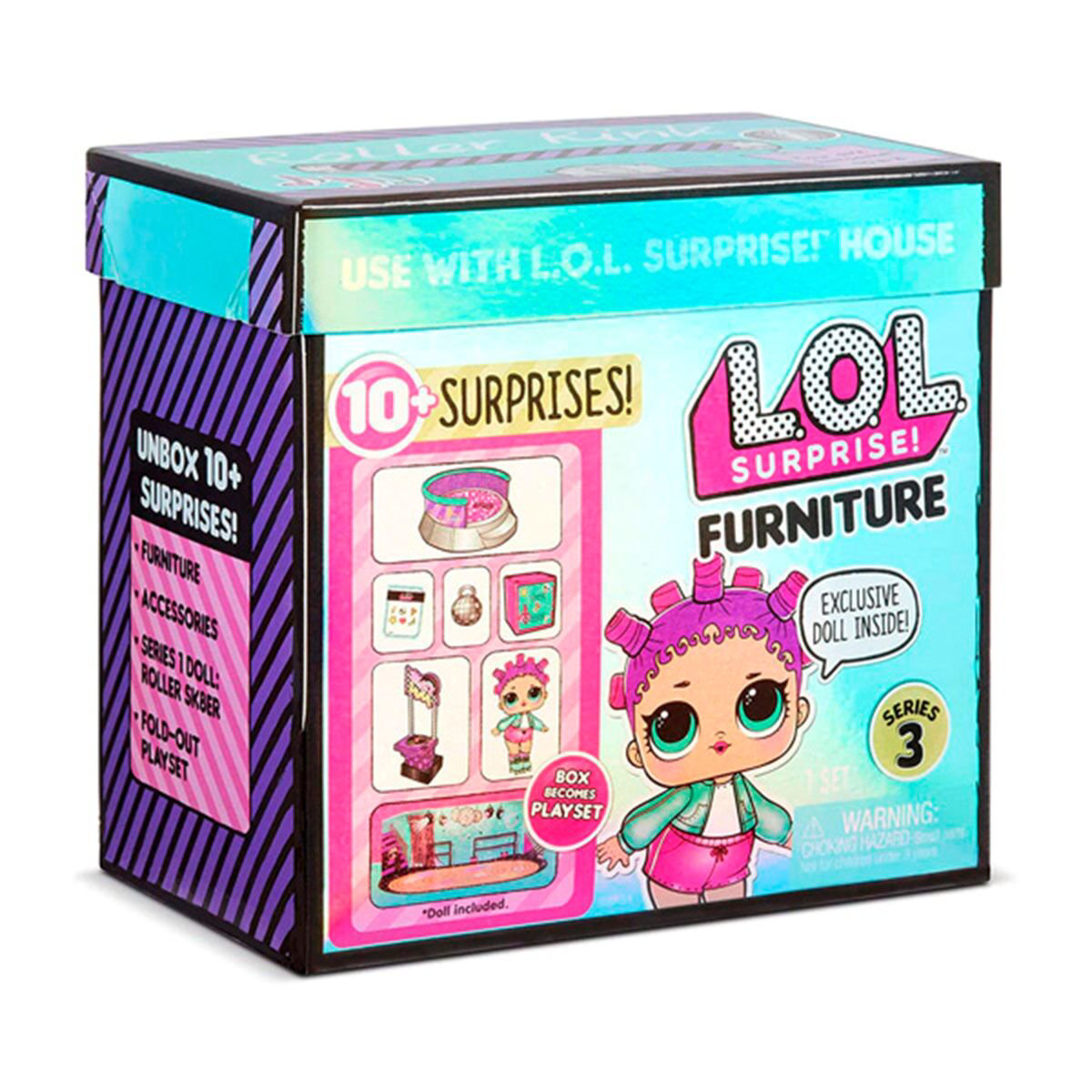 Игрушка L.O.L. Игровой набор с мебелью Роллердром купить,NaN