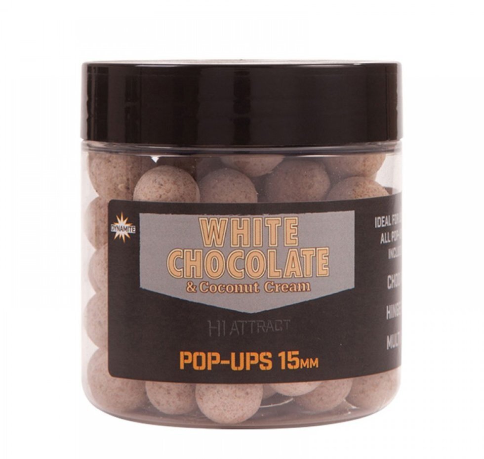 Бойлы Dynamite Baits White Chocolate & Coconut Cream Pop 15 мм  купить,NaN
