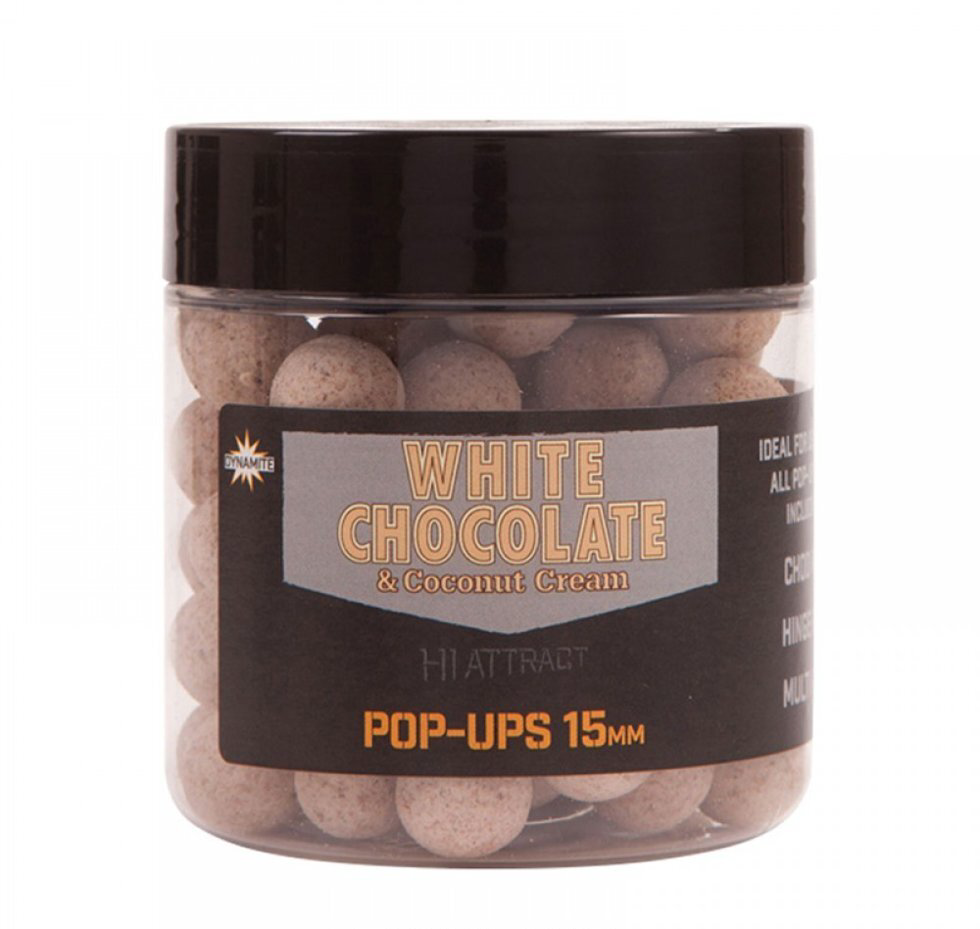 Бойлы Dynamite Baits White Chocolate & Coconut Cream Pop 15 мм  купить,NaN