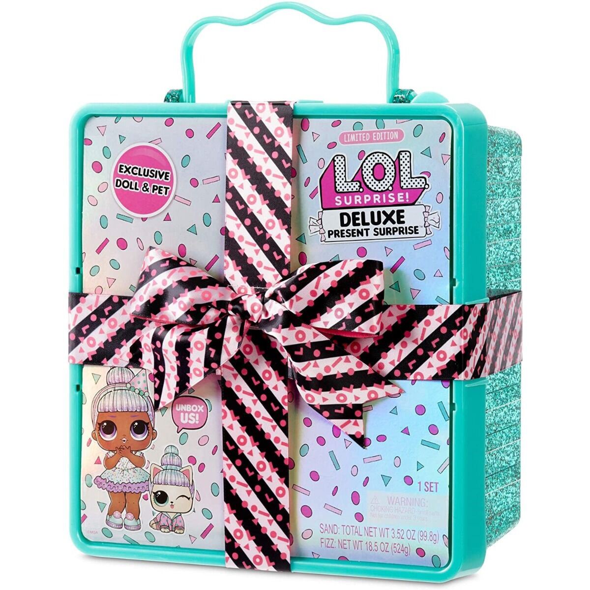 Игрушка L.O.L. Шипучий сюрприз Present Surprise бирюзовый купить,NaN