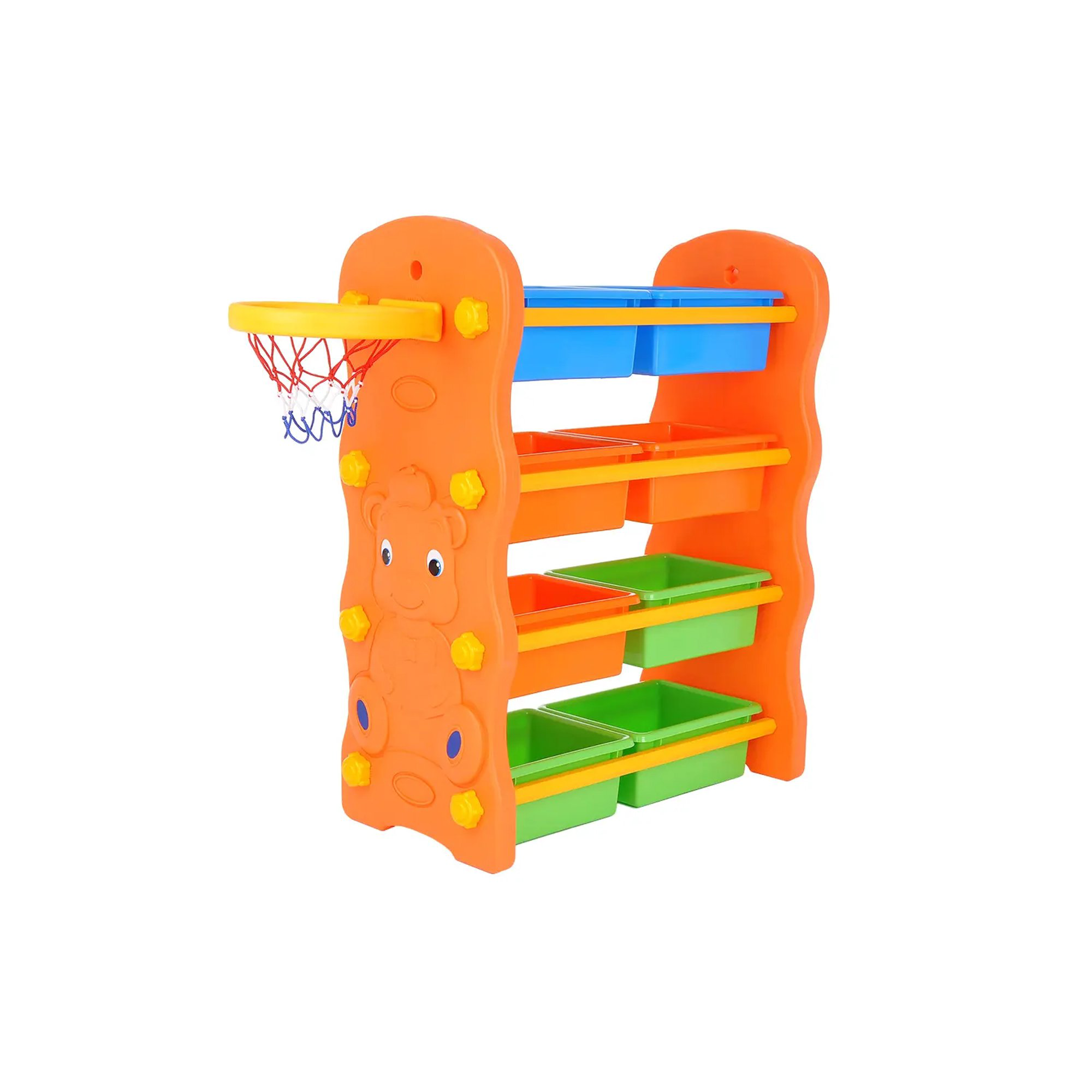 Стеллаж Edu-Play 3в1 KU-1701 84х106см оранжевый  купить,37089