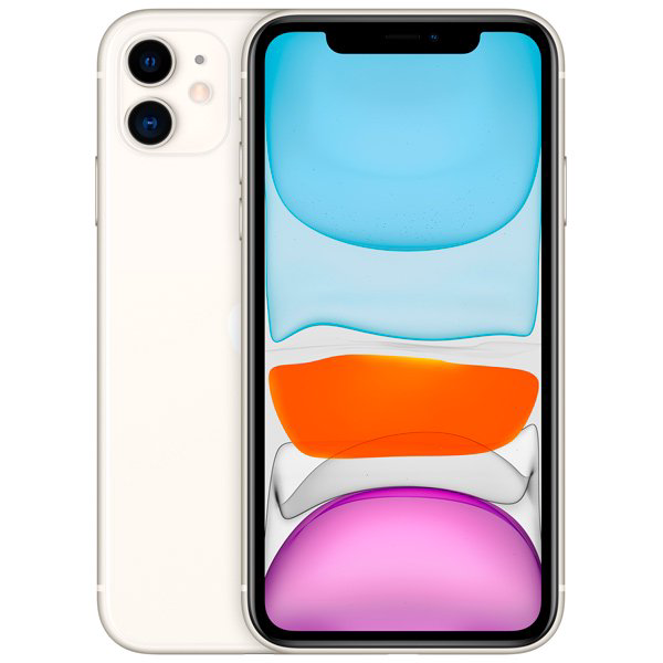 Смартфон Apple iPhone 11 128Gb Slim Box белый купить,NaN