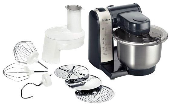 Кухонный комбайн Bosch MUM48A1 серебристый