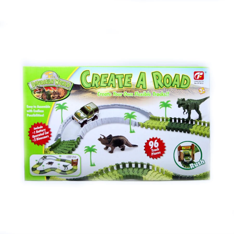 Сборный трек Action Track Дино 1612 96 деталей купить,NaN