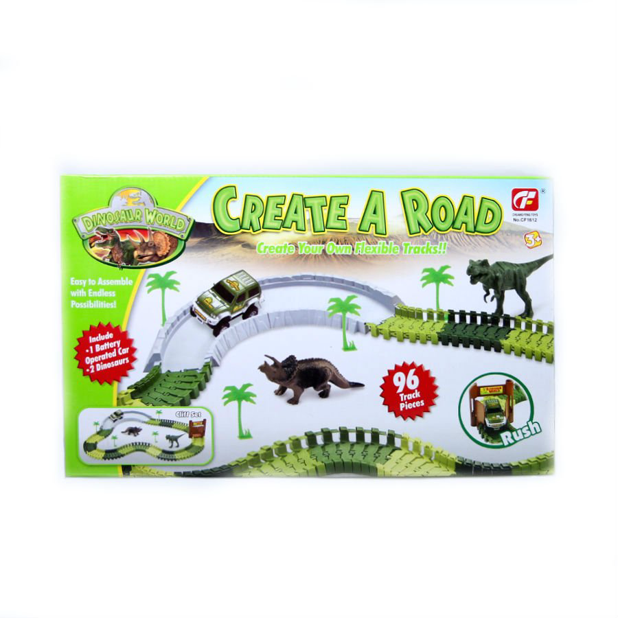 Сборный трек Action Track Дино 1612 96 деталей купить,NaN