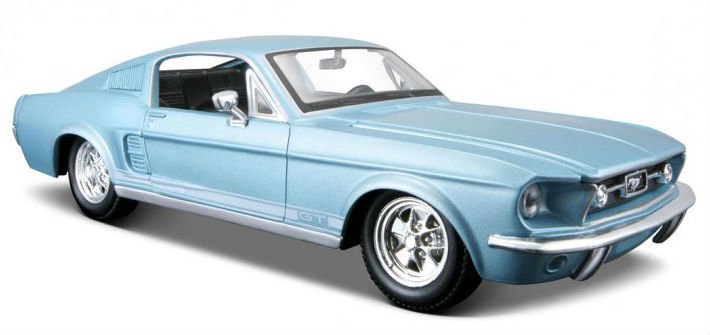 Модель автомобиля Maisto 1:24 Ford Mustang GT 1967 Серый купить,NaN