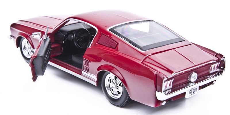 Модель автомобиля Maisto 1:24 Ford Mustang GT 1967 Серый купить,NaN