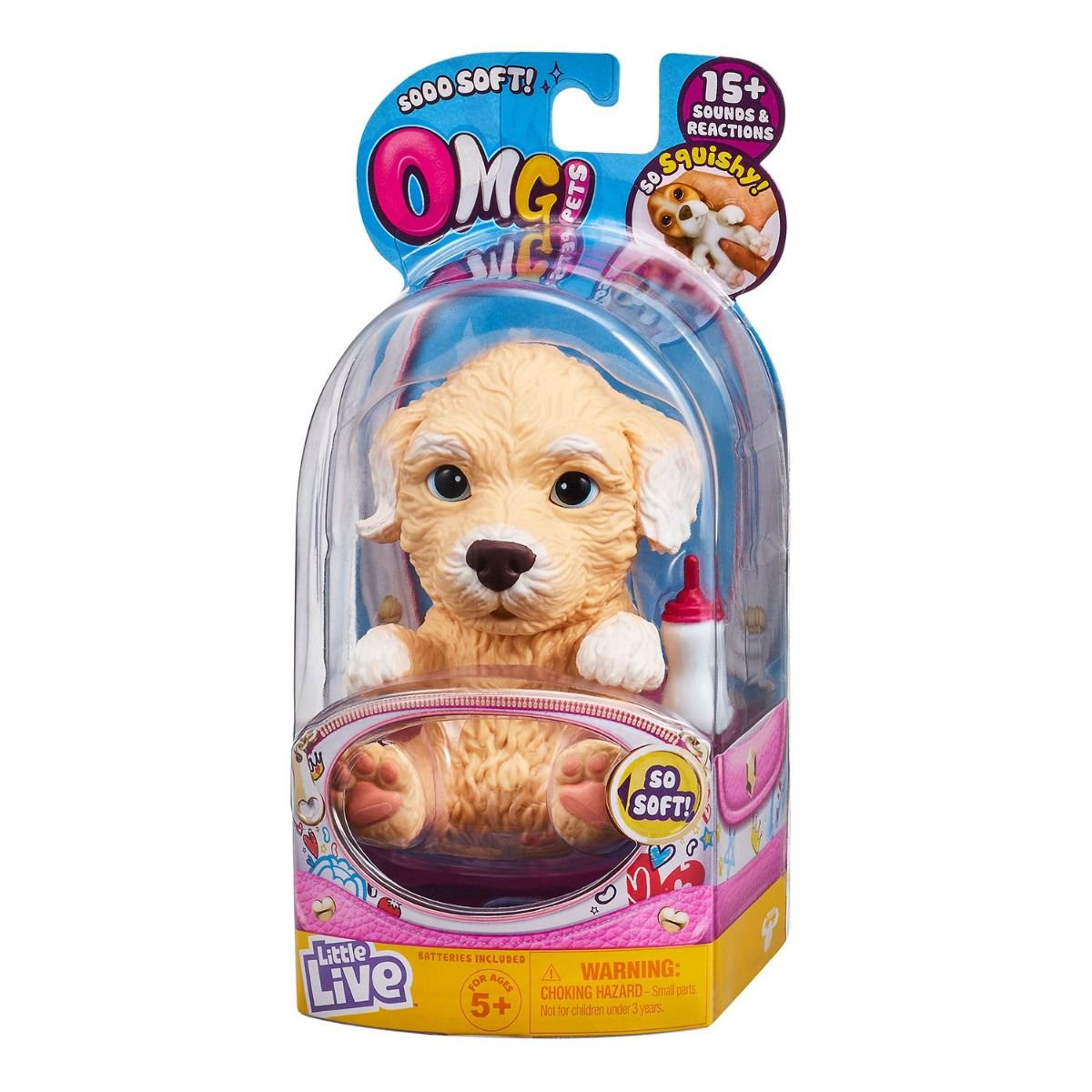 Игровой набор Moose Cквиши-щенок OMG Pets Пудель купить,NaN