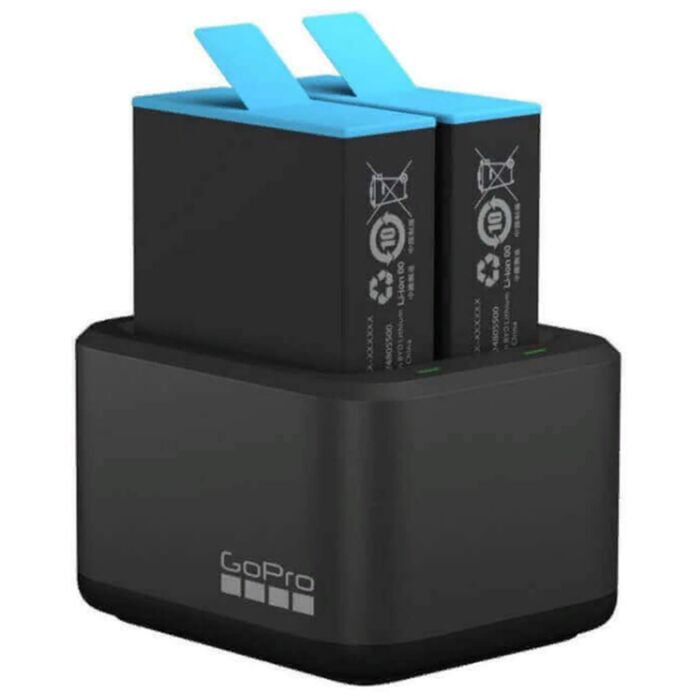 Зарядное устройство GoPro Dual Battery Charger HERO9 ADDBD-001 черное купить,NaN