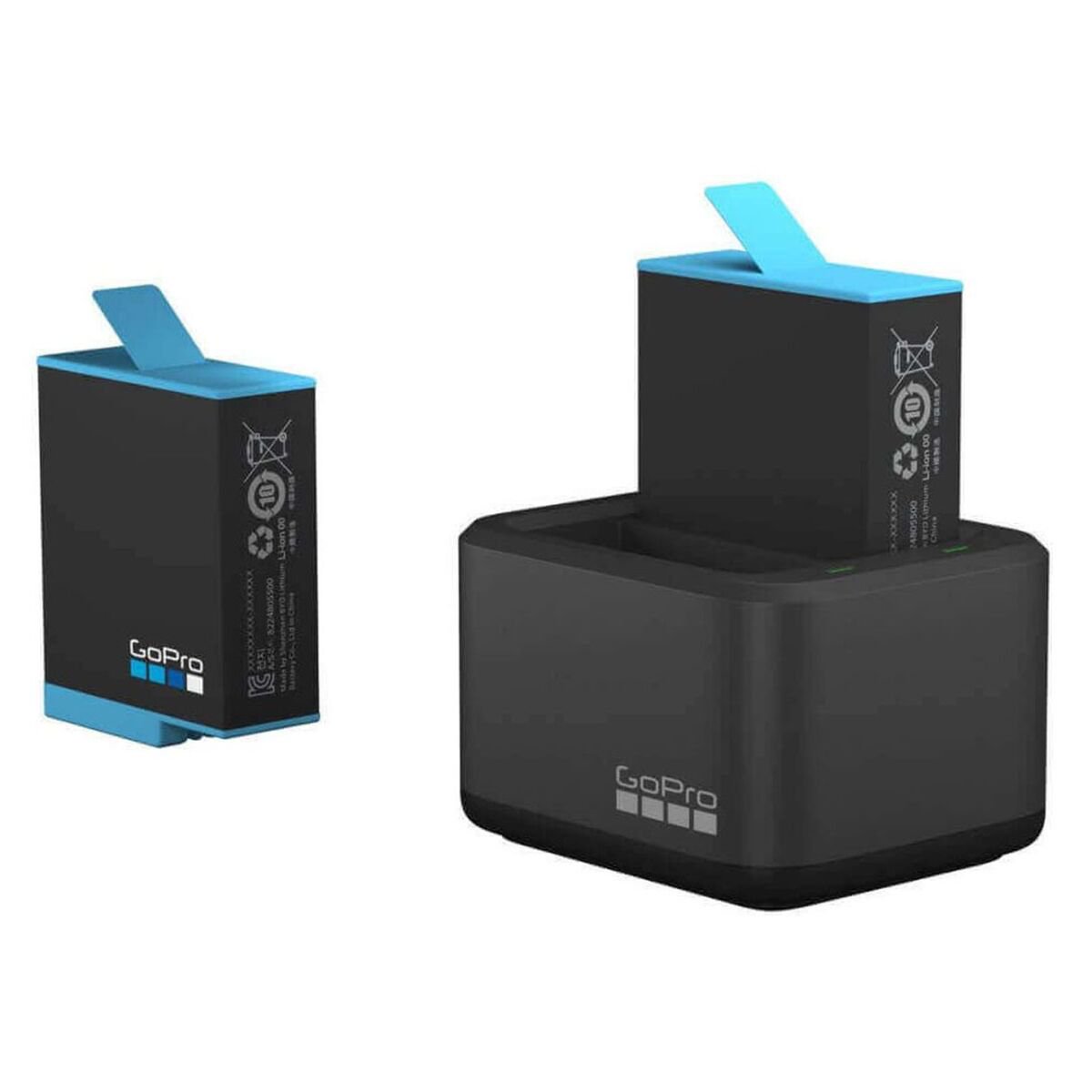 Зарядное устройство GoPro Dual Battery Charger HERO9 ADDBD-001 черное купить,NaN
