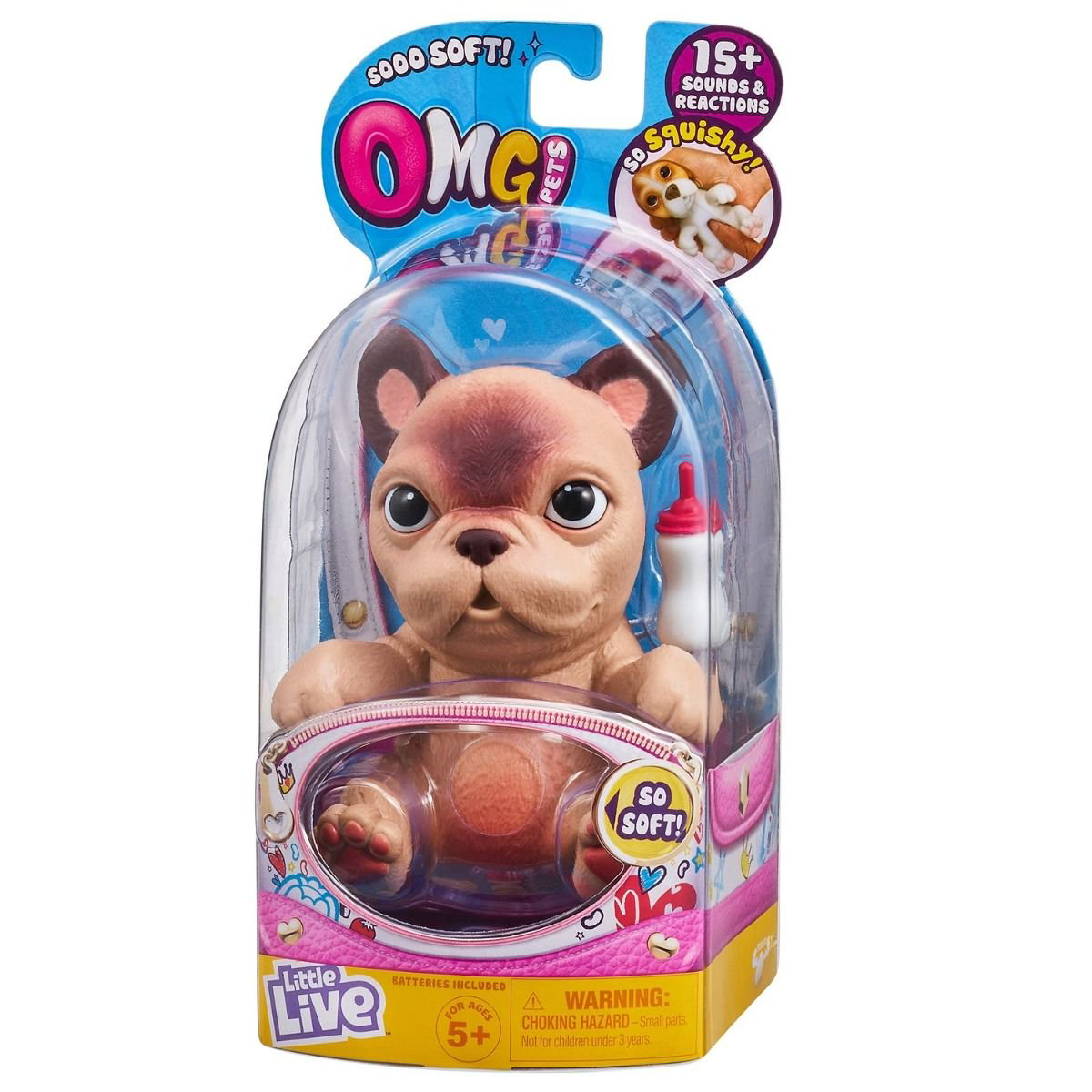 Игровой набор Moose Cквиши-щенок OMG Pets Бигль купить,NaN
