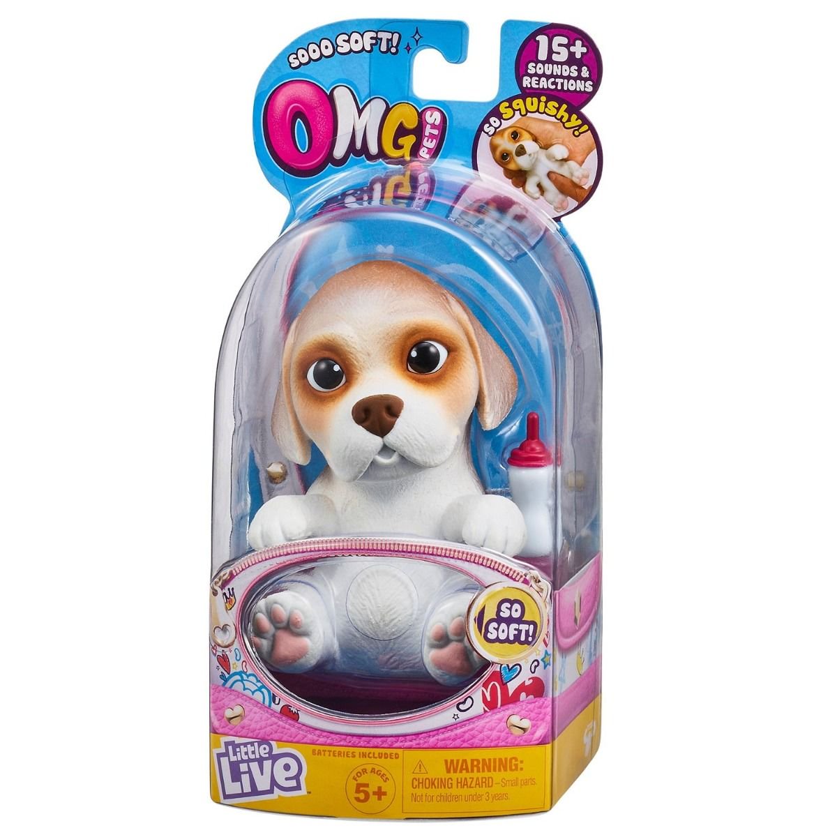 Игровой набор Moose Cквиши-щенок OMG Pets Французский бульдог купить,NaN