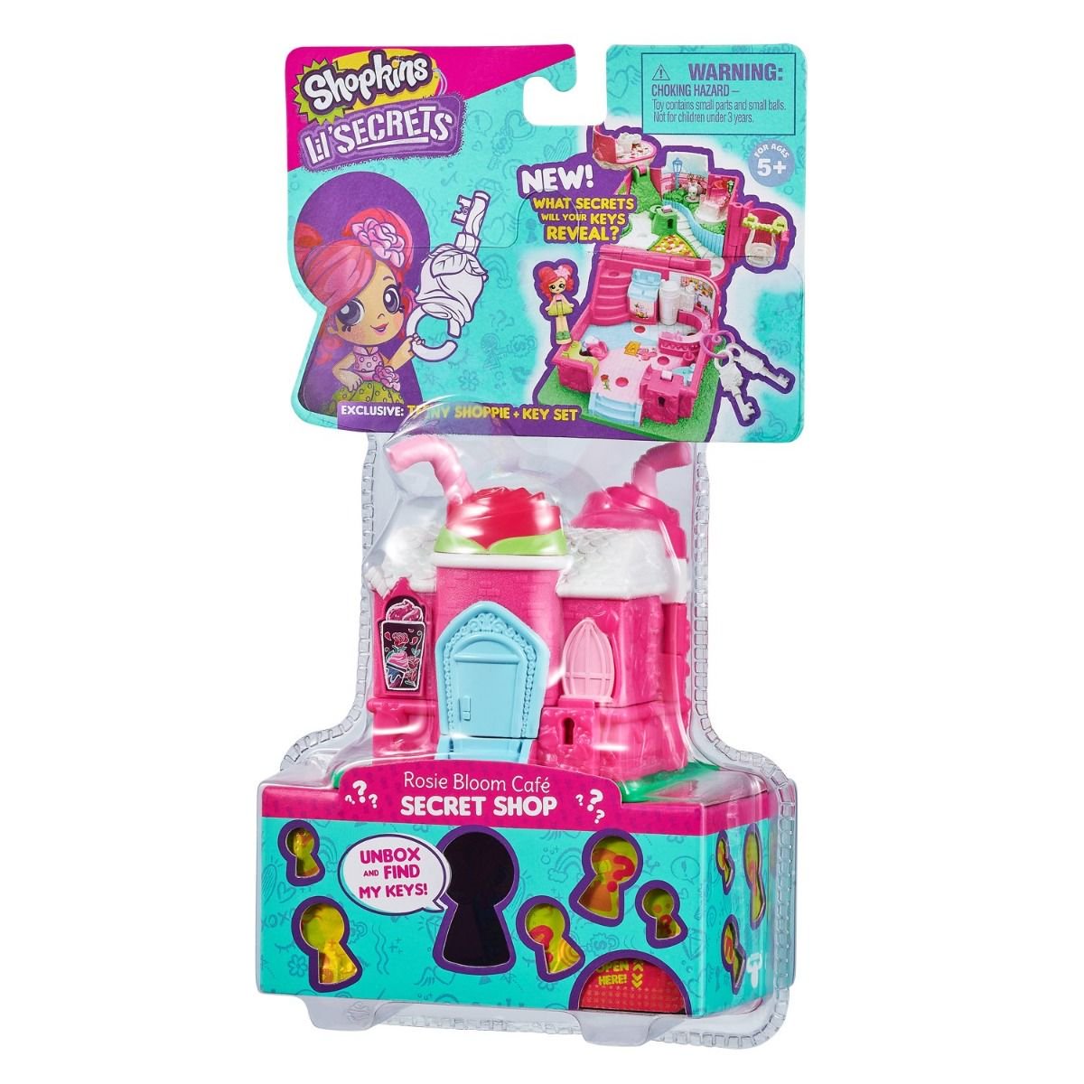 Игровой набор Moose Shopkins Домик с секретом Цветочное кафе купить,NaN