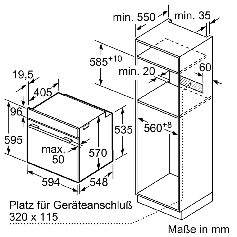 Духовой шкаф Bosch HBJ577EB0R черный