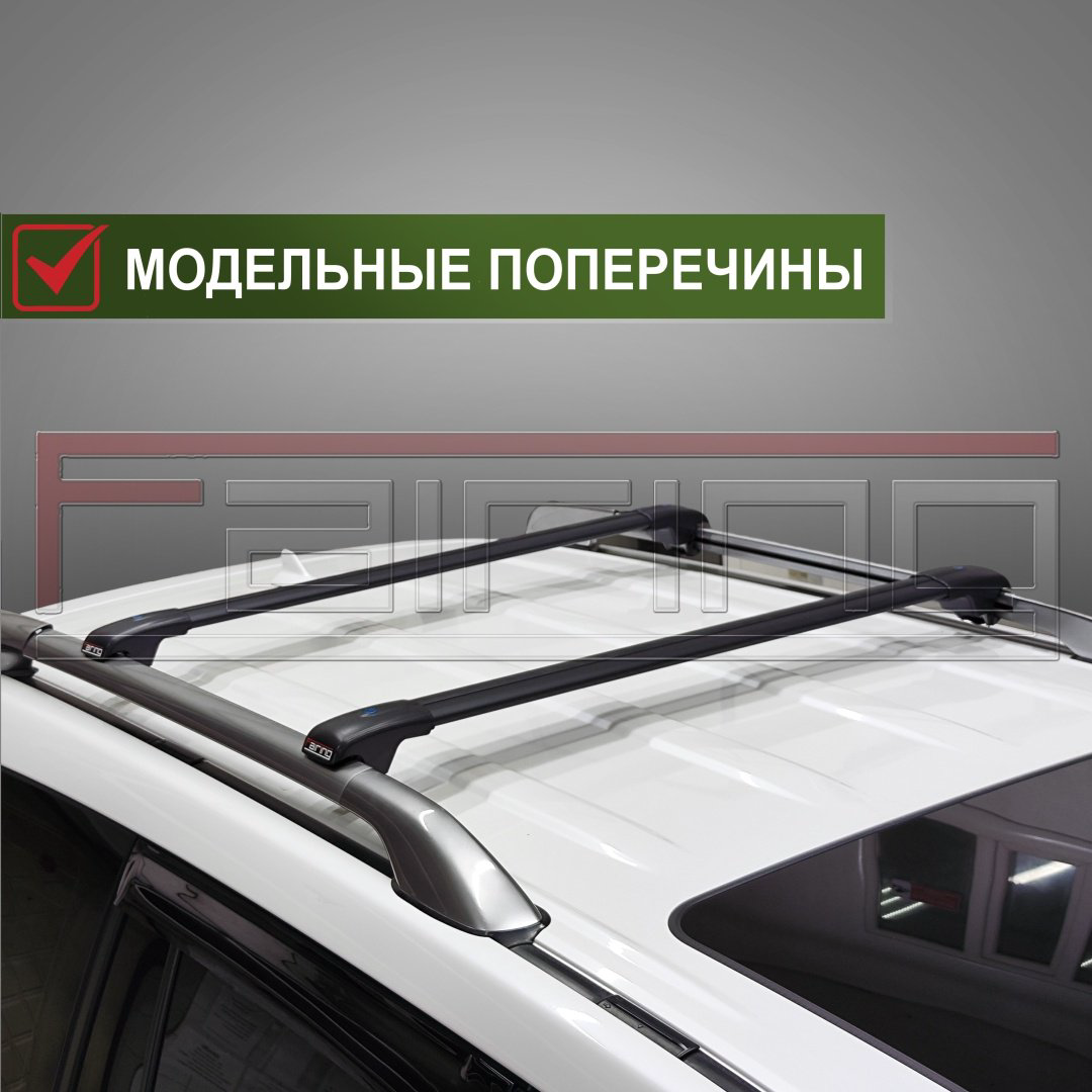 Поперечины FAIRING FG-TERB Nissan Terrano 2014-2024 черный купить,NaN