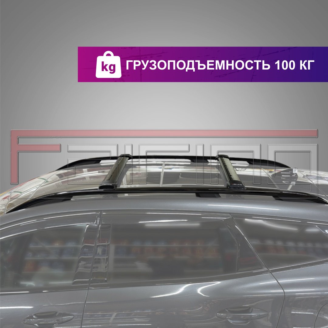Поперечины FAIRING FG2-4RB Toyota 4Runner 2009-2024 черный