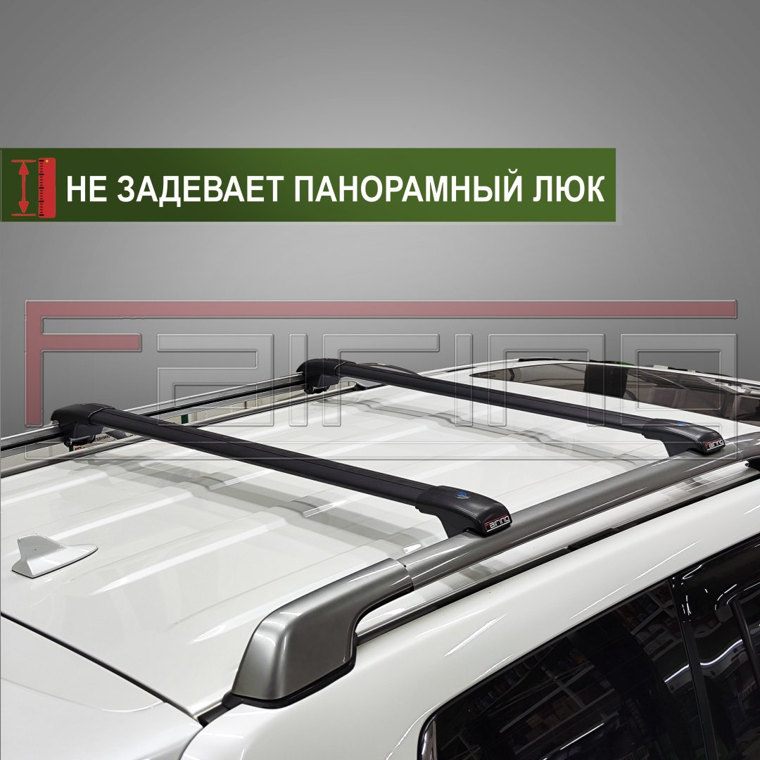 Поперечины FAIRING FG-TERB Nissan Terrano 2014-2024 черный купить,NaN