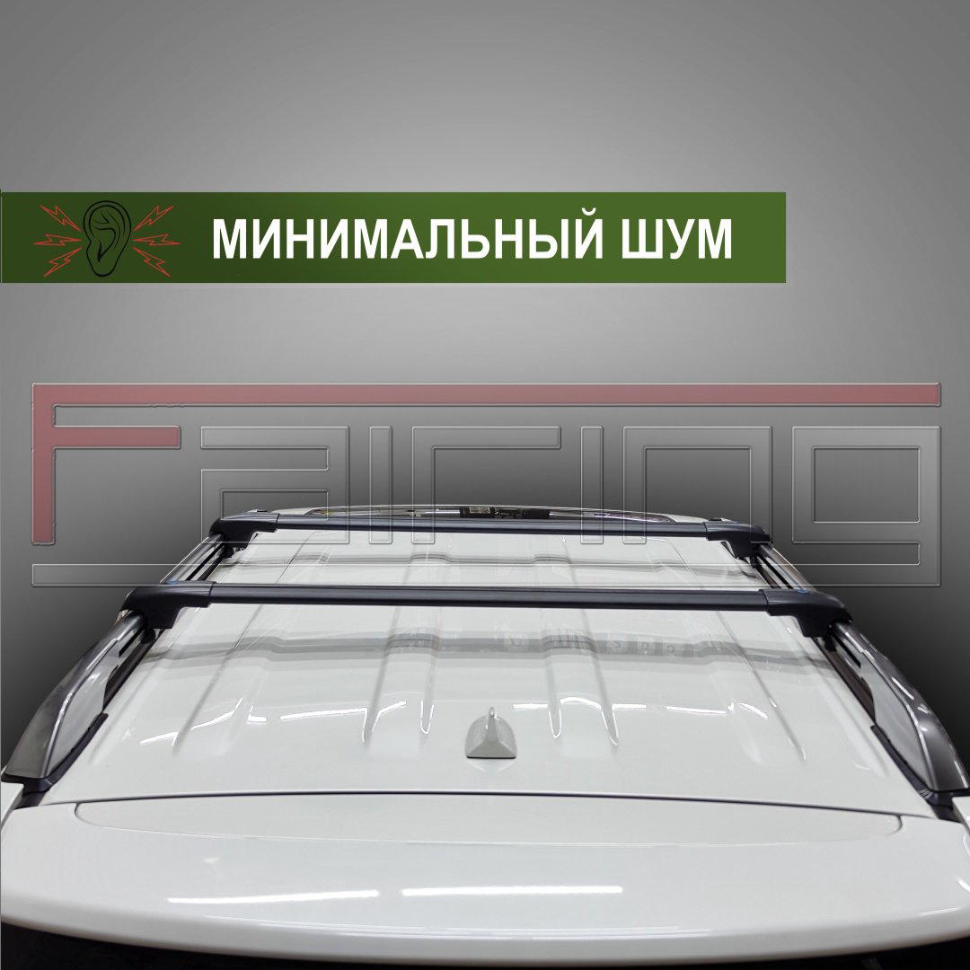 Поперечины FAIRING FG-TERB Nissan Terrano 2014-2024 черный купить,NaN