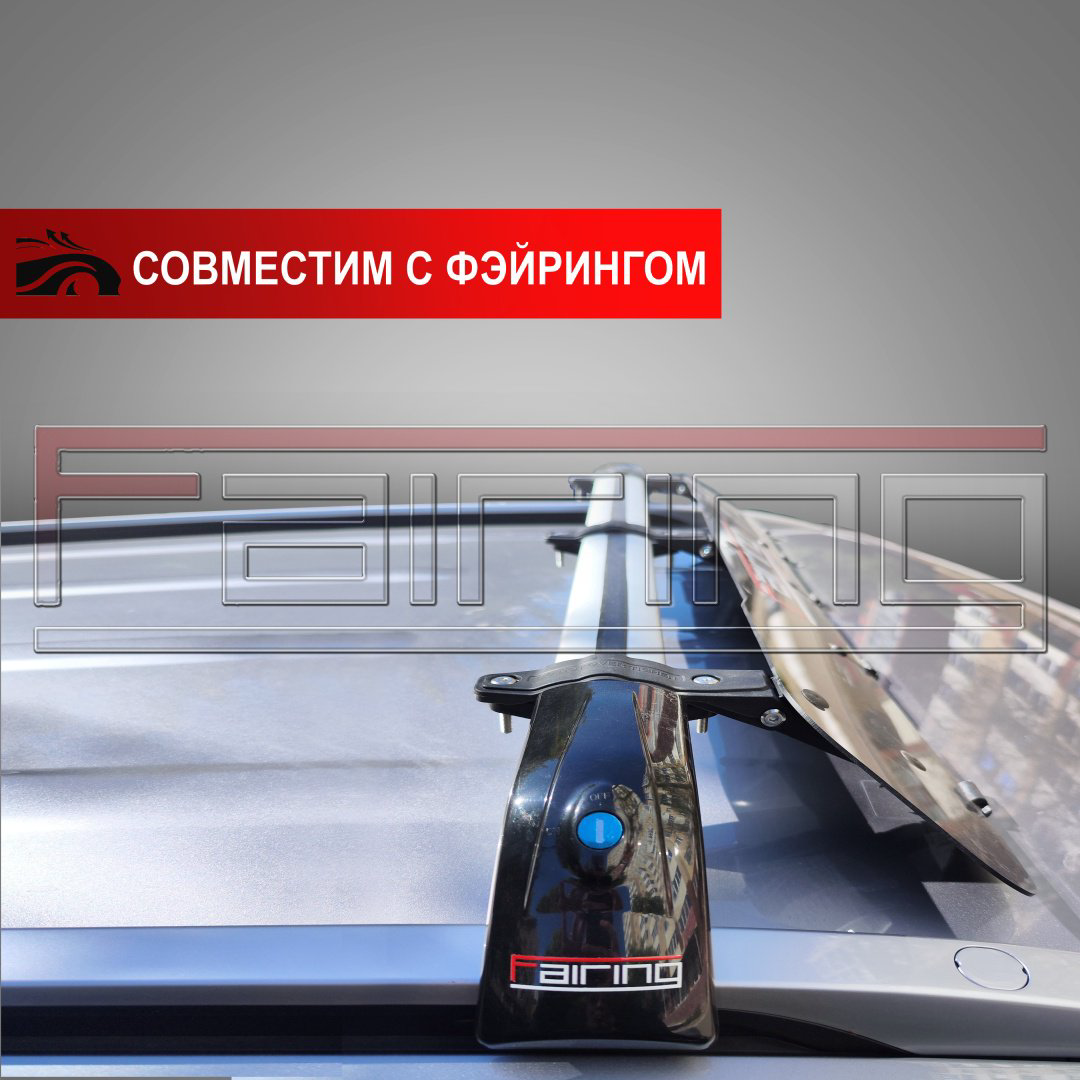 Поперечины FAIRING FG2-TLCP Toyota Land Cruiser Prado 2024-2025 серебристый купить,NaN
