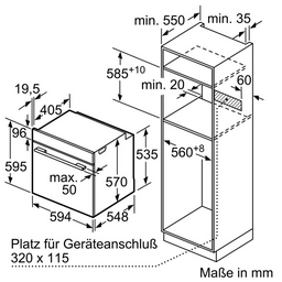 Духовой шкаф Bosch HBJ577EB0R черный