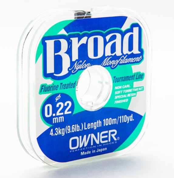 Рыболовная леска Owner Broad 0.28 мм 100 м светло-зеленая
