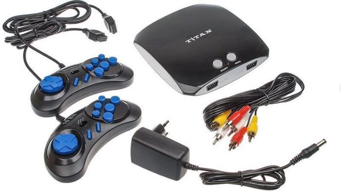 Игровая приставка Sega Magistr Titan 3 500 игр SD 32ГБ черная купить,0