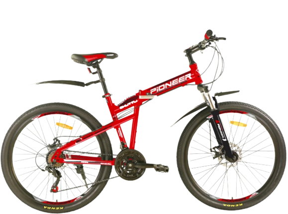 Велосипед Pioneer Shuttle 26'' 17'' черно-красный купить,NaN