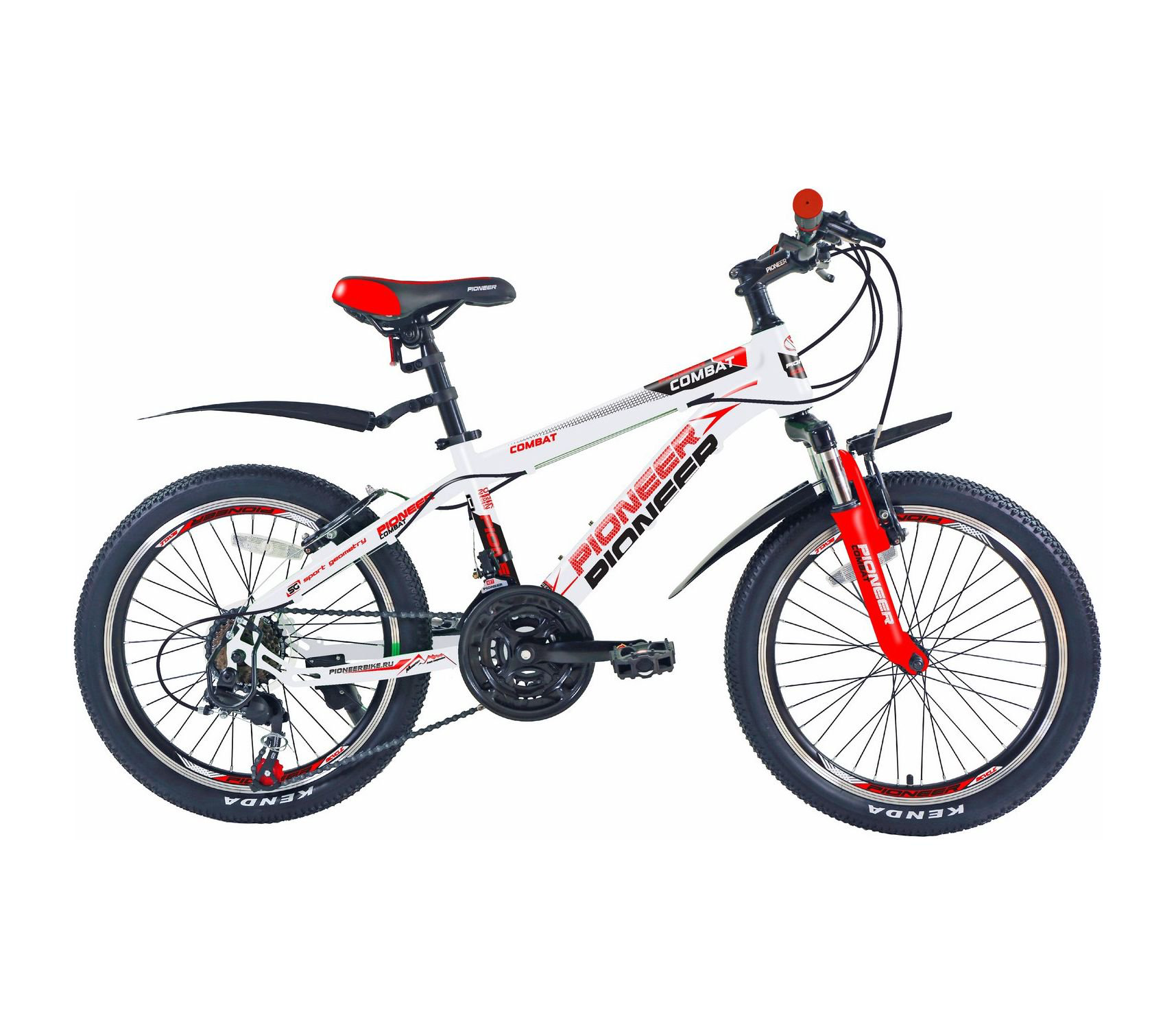 Велосипед Pioneer Combat 20''/12'' белый,красный,черный купить,NaN