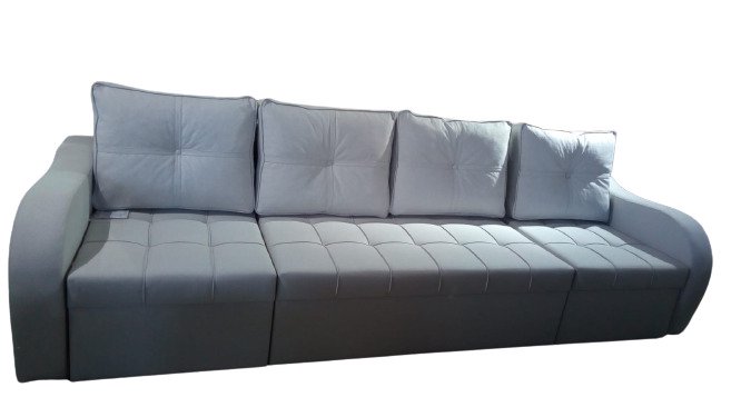 Диван Al. mebel Сити-2 серый купить,NaN